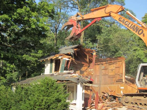 Photo by Don Webb The Awosting Inn was torn down this year.