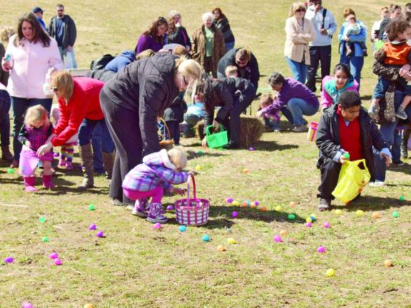 Locals from West Milford ventured out to the Heaven Hill Easter Egg Hunt.