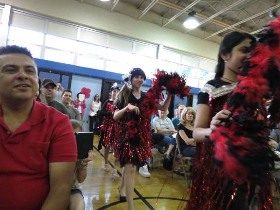 Razzle Dazzle from &quot;Cabaret&quot; brought the singers through the audience.