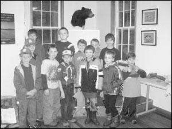 Scouts go to the nature center