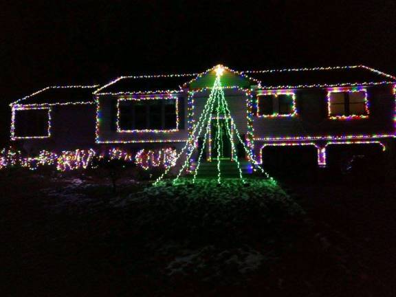 Photo Provided One of the winning entries in last year's holiday lighting contest.