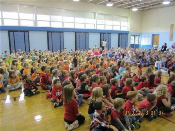 At PK, students wore specific colors depending on their grade.