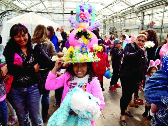 Keanna Brito, 7, of West Milford, won first place in the Easter Bonnet Contest.