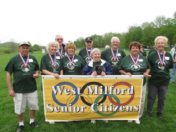 West Milford's medal winners.