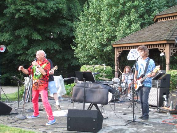 The Rockaholics rock the gazebo