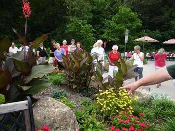 Photo from www.mgapc.org The Bloomingdale Senior Center has been landscaped by a group of Master Gardener volunteers, led by Sonny Brennan.