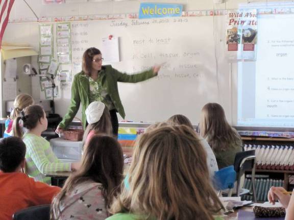 Mary Duffy is West Milford's teacher of the year