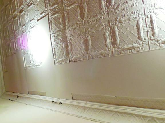 Photo provided by Tonya Cubby The condition of the ceiling is evident with patches that have been made throughout the years.