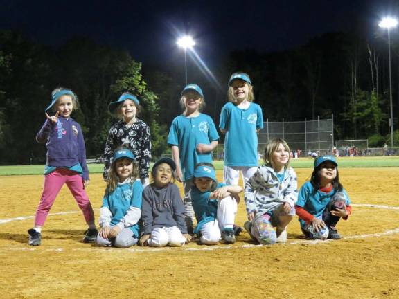 Little girls, big field