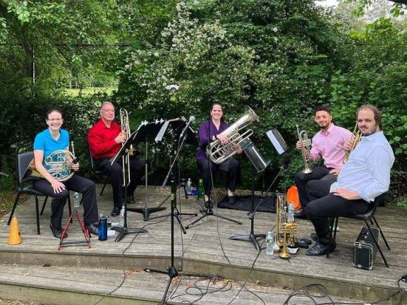 BG2 Central Brass will perform Saturday, Sept. 9 at the New Jersey State Botanical Garden in Ringwood. (Photo courtesy of Central Brass)