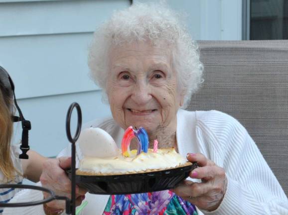 Mathilda Pintak celebrates a century