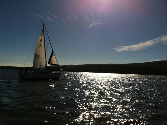 A superb day on the lake