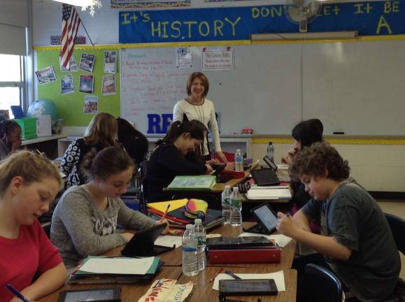 Sandy Hefferon is Marshall Hill's teacher of the year