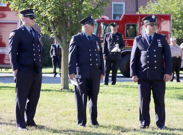 Members of the Fire Department. Photo by Kitty Heuer.