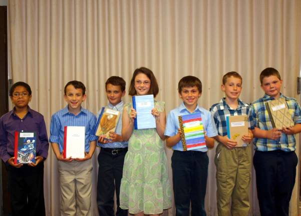 The third grade students of Ringwood Christian School wrote their own literary works and presented them to parents and friends.