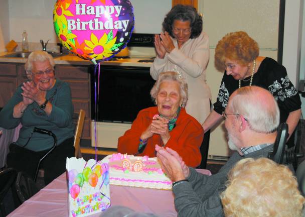 The birthday girl is 99