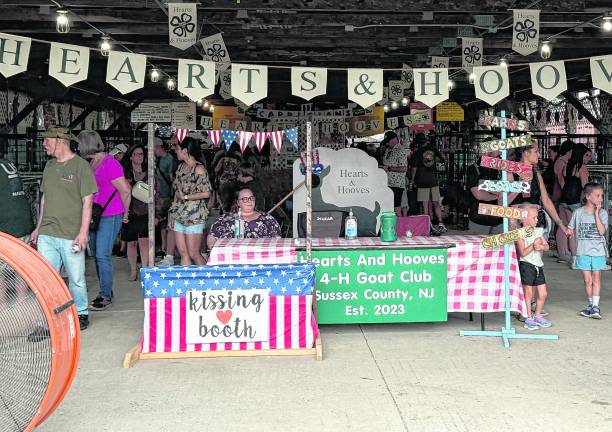 <b>Hearts &amp; Hooves had a booth.</b>