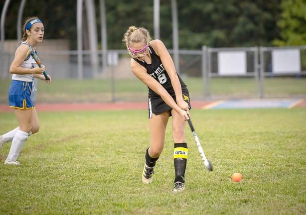 n games played through October, Amanda Finke had four goals and seven assists.