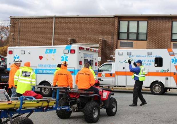 First responders from many surrounding areas were part of th edrill held on Nov. 2.