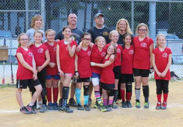 The Minors' second place team was the “Newfoundland Dairy Queen”: Manager- George Lane, Coaches- John Marci, Michelle Marci, Kelly Smith, RayAnne Syme Players- Chloe Clancy, Hannah Marie Clark, Riley Lane, Amelia Liebau, Madison Lombardo, , Lauren Marci, Sofie Marotta, Amber Menier, Ellie Panfile, Kayleigh Smith, Grace Syme, Rebecca Vizzi.