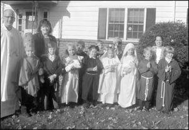 Saintly parade