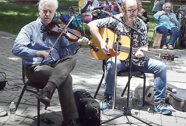 On Monday, July 26, at 7 p.m., the Friends of West Milford Township Library presents Irish fiddler Brian Conway, left, as the second performance of our Summer 2021 Monday Night Concert series. Photo source: YouTube.