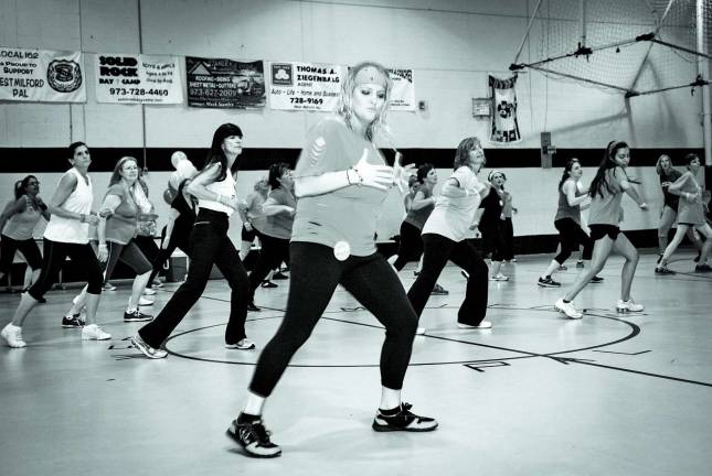 There were 50 participants who did Zumba for the Cure. Photos provided by Mike Bousquet