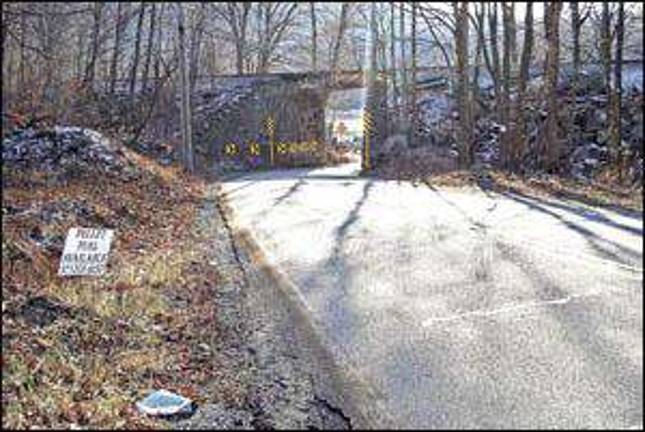 Railroad trestle is a dangerous site