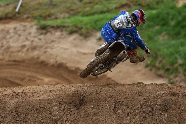Luke Renzland earned his professional motocross license recently, honoring the New York City firefighters who perished on Sept. 11, 2001, with his license number 343.
