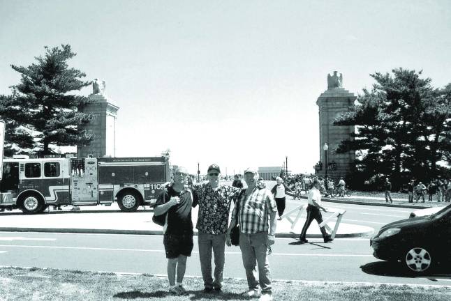 The Three Trochan brothers, left to right, Joe, Mike and Tom.