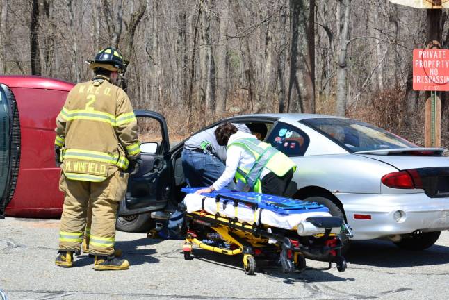 The volunteers are often first on the scene of accidents and perform life-saving measures on victims.