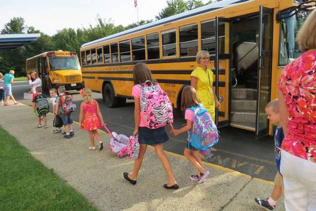 The first day of school is fast approaching.Students need their bus pass to get on the school bus that first day of school. The district mailed them on Aug. 8.