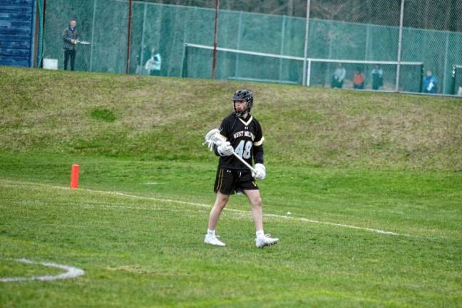 West Milford's Nick Lombardo is credited with scooping up four ground balls. He also made one assist.