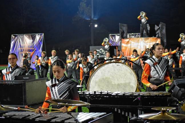 The West Milford High School Highlander Marching Band performs at the fourth annual Highlander Marching Classic on Saturday, Oct. 4. (Photos by Rich Adamonis)