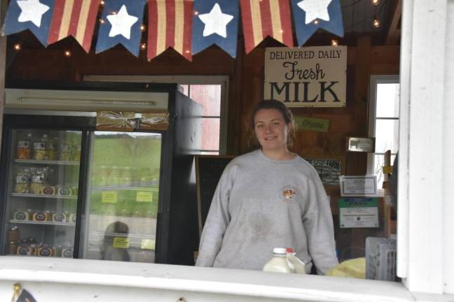 Laina Southway, 21, works on the family farm with three of her five siblings.