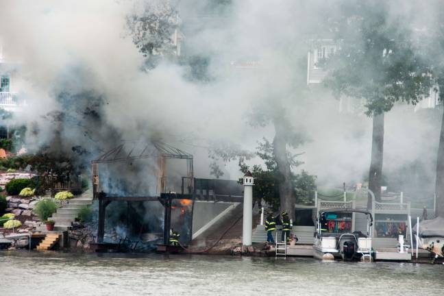 The fire was under control within 30 minutes.