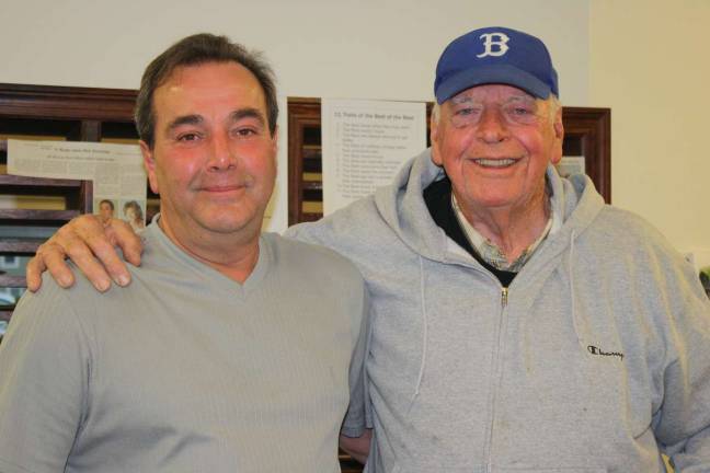 Realtor/owner Rich Castranova and Lonnie Brinker enjoyed the festivities at the RE/MAX grand re-opening last week.