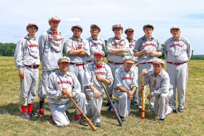 The Flemington-Neshanok Base Ball Club from Hunterdon County, New Jersey