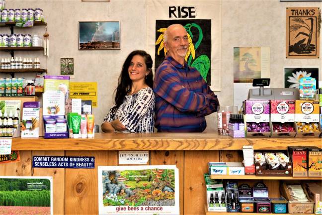 Submitted photos Sierra and Fred Shafer stand behind the counter of Harvest moon at 22 Marshall Hill Road in West Milford.