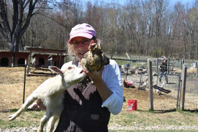Lisa Gromacki's farm started with two pet goats. Goats are like chips, she said. You can't have just two.