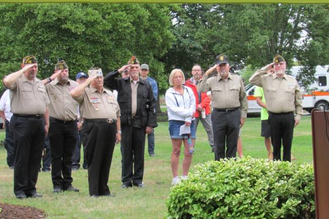 Veterans of the nation’s wars are represented at the 9/11 ceremony in West Milford.