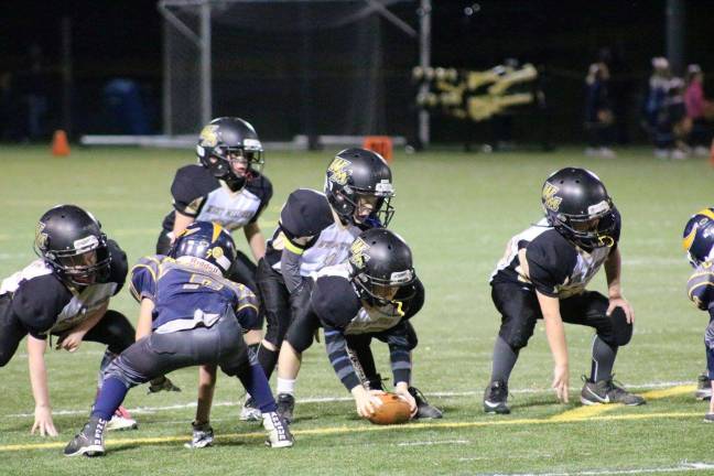 The Rumble team's offensive line.