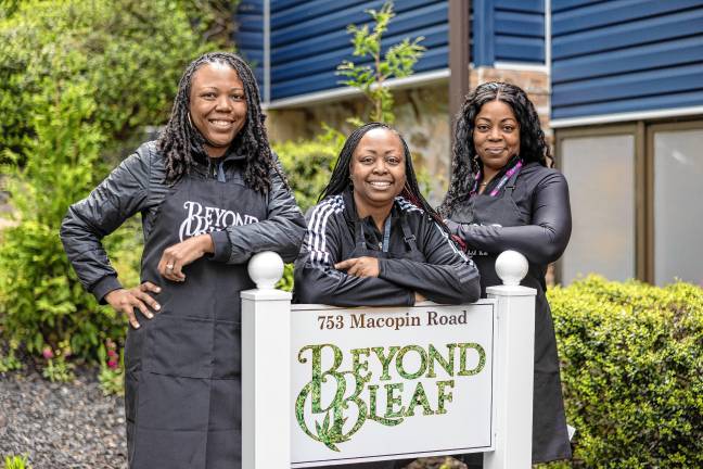 DI2 From left are Tarsha Adeyemi, chief financial officer of Beyond Bleaf; Luciana Cotten, chief executive; and Latasha Lovick, chief operating officer.