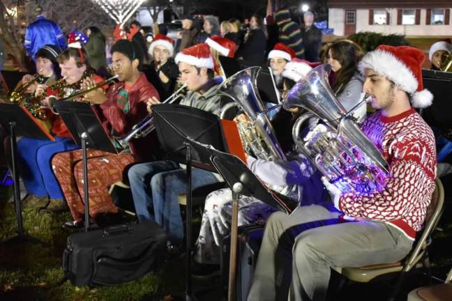 The West Milford High School Band performs. (Photo by Rich Adamonis)