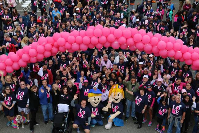 Valley National Bank's "Valley Goes Pink!" raised nearly $100,000 last week for breast cancer research.