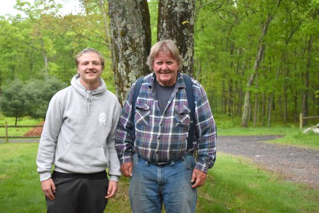 Rick Lyon and Jacob Gigi in Matamoras. Lyon and his wife adopted and raised Gigi and his two siblings.