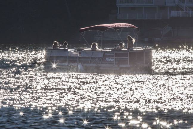Photo by Robert Breese Probably the prettiest photo we published of Greenwood Lake this year, it was taken at the end of the summer showing a relaxing day on the lake.