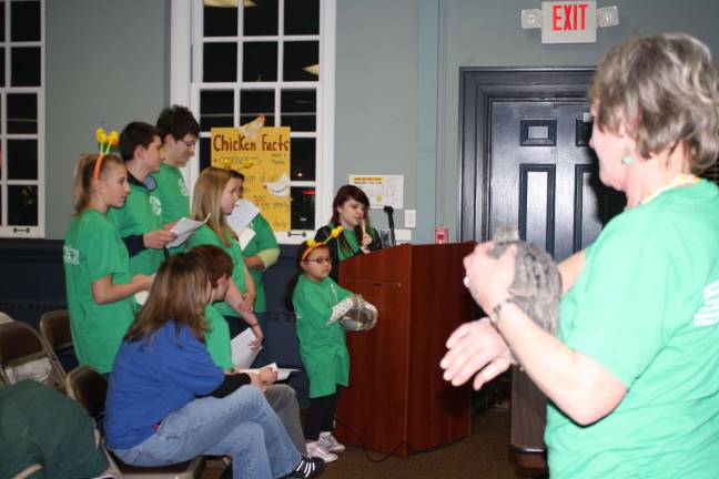 In February, a group of 4-H members asked the township council to allow chickens on properties less than one acre. They educated the public on some of the finer points of raising chickens.