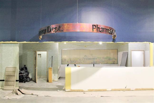 The soon-to-be pharmacy at Highlands Market.