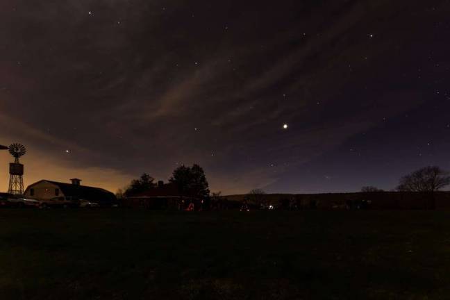 Gazing at the stars
